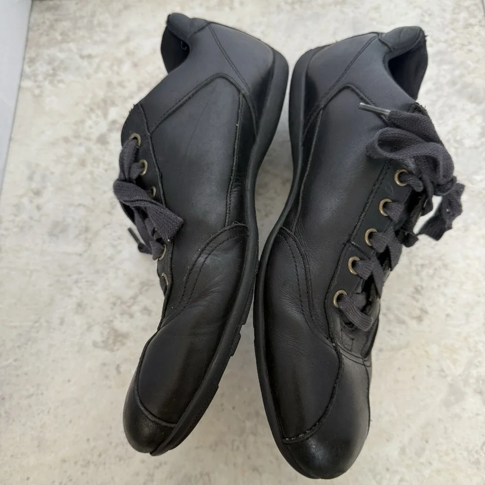 Timberland Earthkeepers EK Low Profile Oxford Black Leather Shoes Men's 9.5